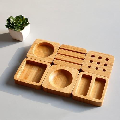 Bamboo Desktop Organizer Blocks