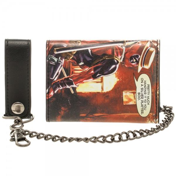 Marvel Deadpool Fire Chain Wallet