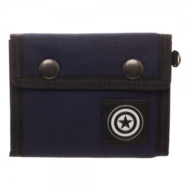 Captain America Canvas Tri-Fold Wallet