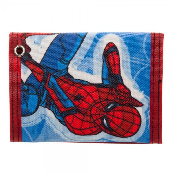 Spiderman Homecoming Tri-Fold Velcro Wallet with Rubber Patch