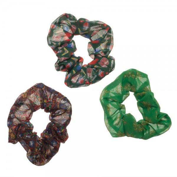 Wonder Woman 3 Pack Scrunchies