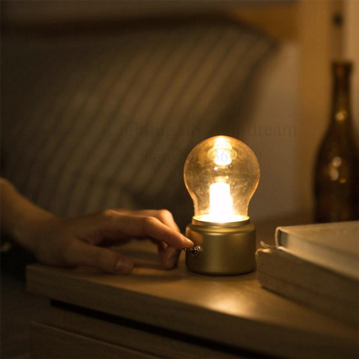 Minimalist Vintage Bulb Led Light