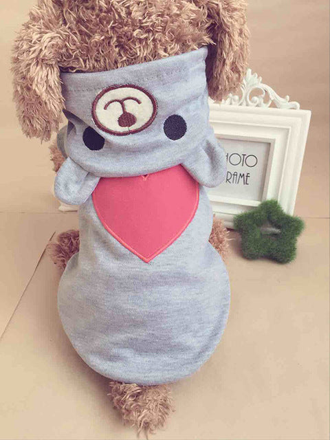 Lovely Dog Hoodie Pajama