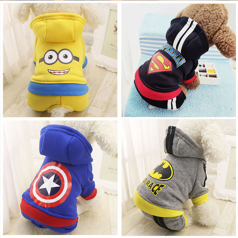 Super Hero Dog Clothing for Small Sized Dogs