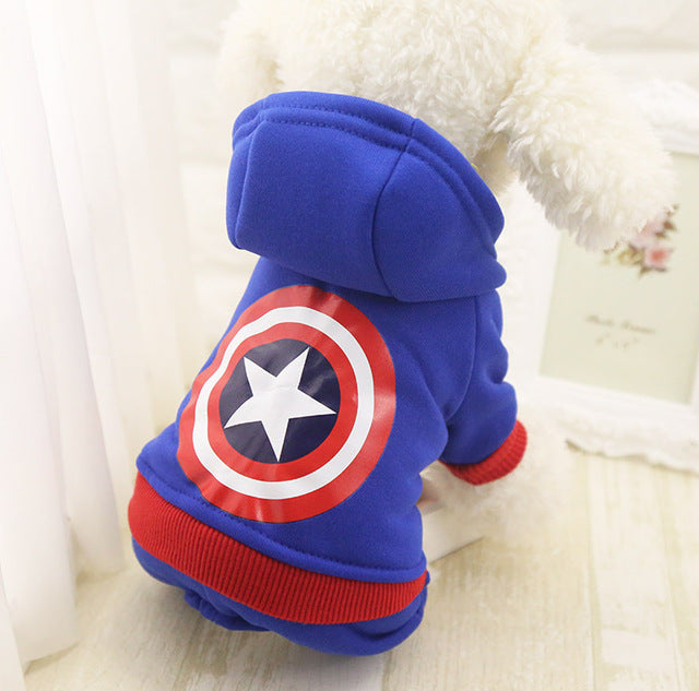 Super Hero Dog Clothing for Small Sized Dogs