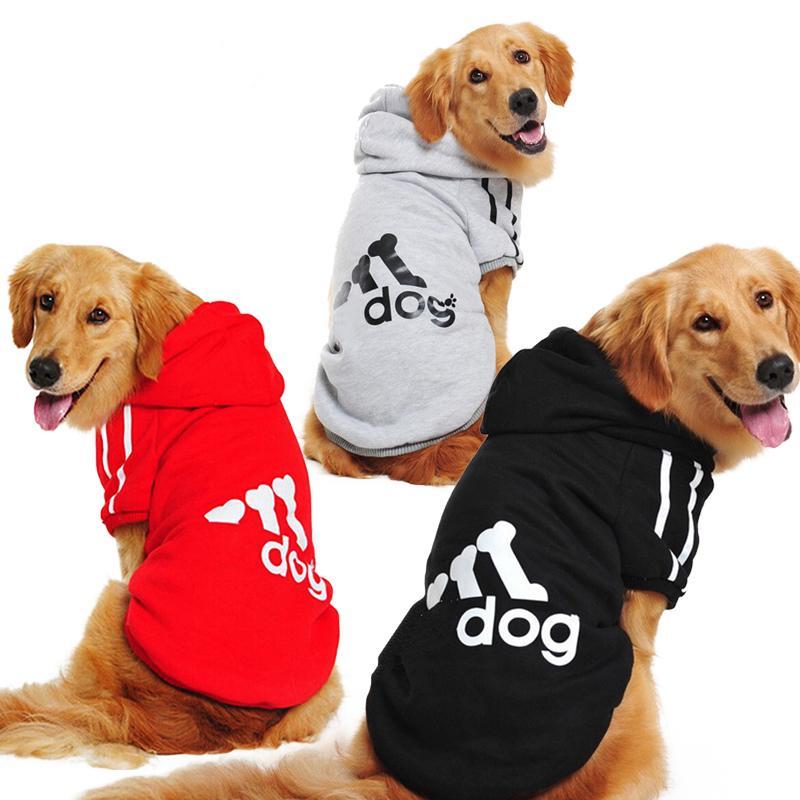 Adidog Dog Clothes for Big Dogs