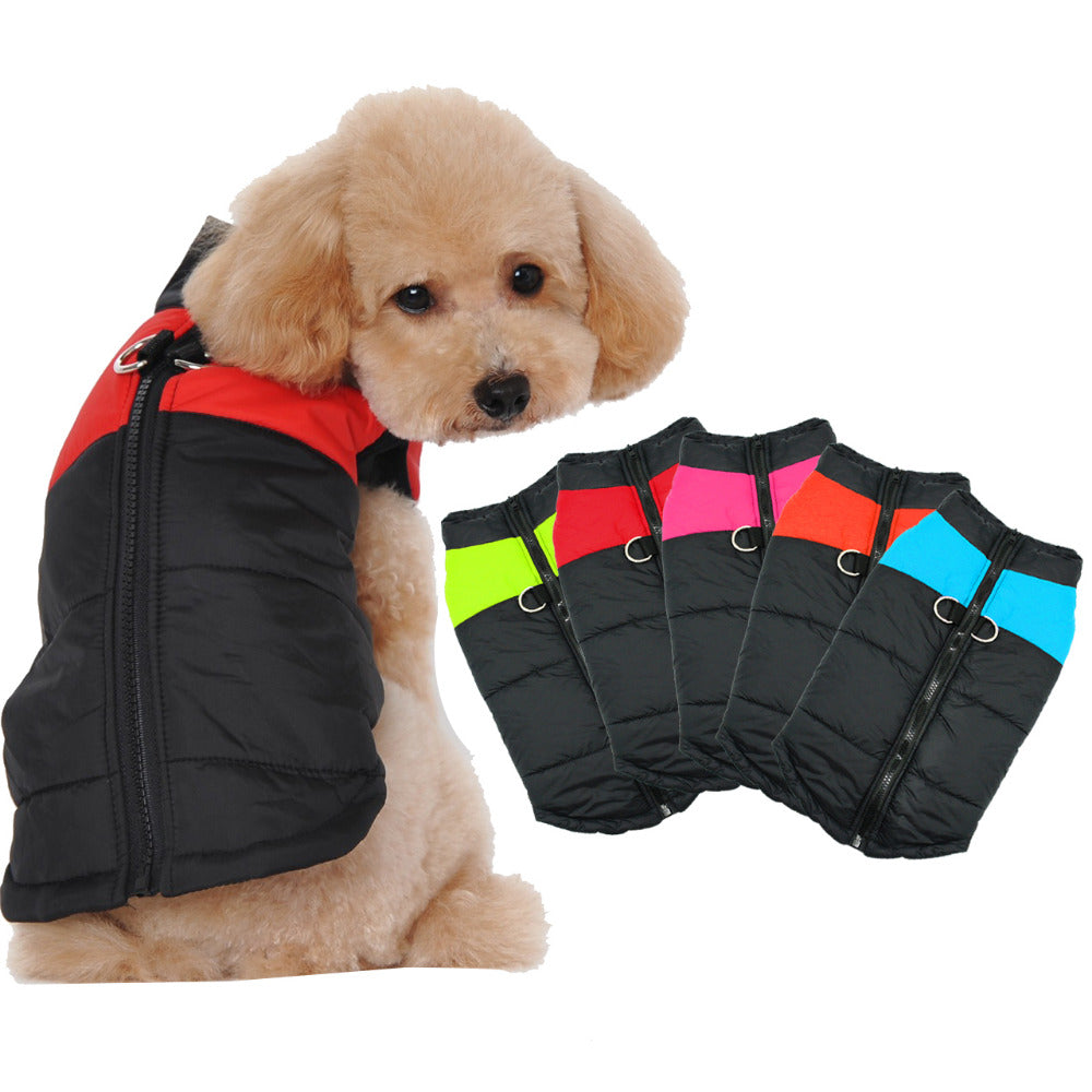 Winter Jacket Life Vest Design for Small Dogs